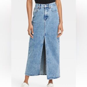 Universal Thread denim maxi skirt